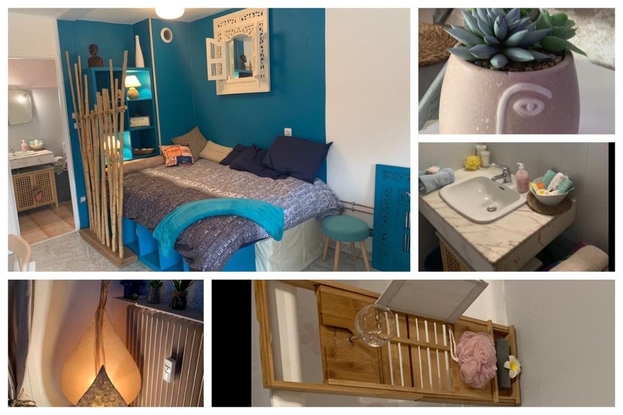 Luxurious Studio In Cannes 450M From Sea With Terrace And Air Conditioning And Private Parking 외부 사진