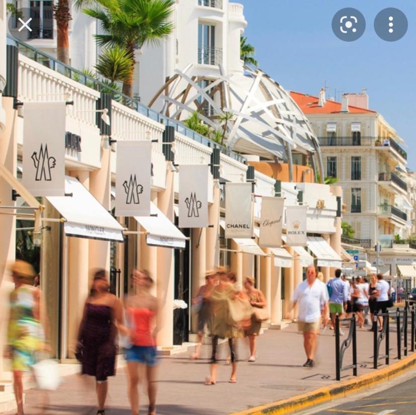 Luxurious Studio In Cannes 450M From Sea With Terrace And Air Conditioning And Private Parking 외부 사진